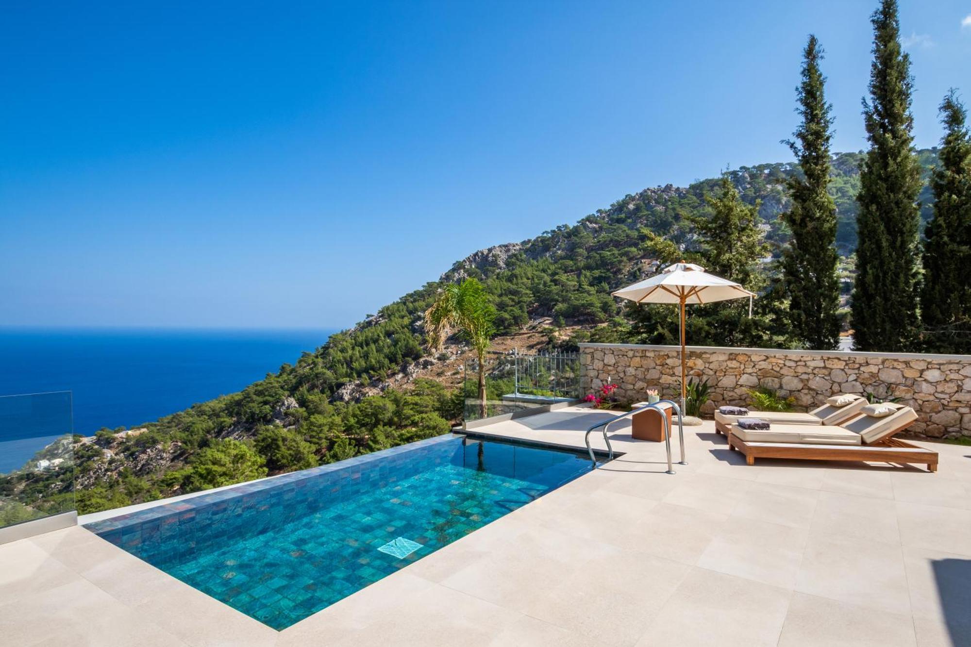 Mertelia Luxury Villas Kyra Panagia エクステリア 写真