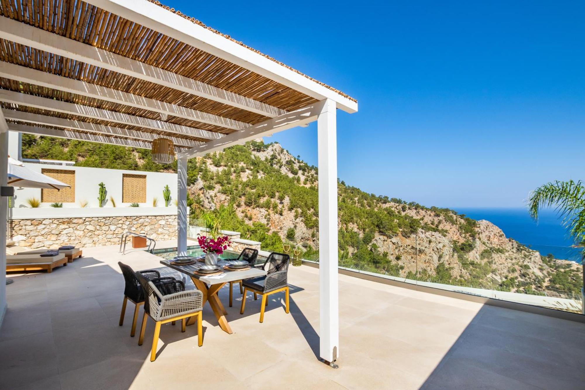 Mertelia Luxury Villas Kyra Panagia エクステリア 写真