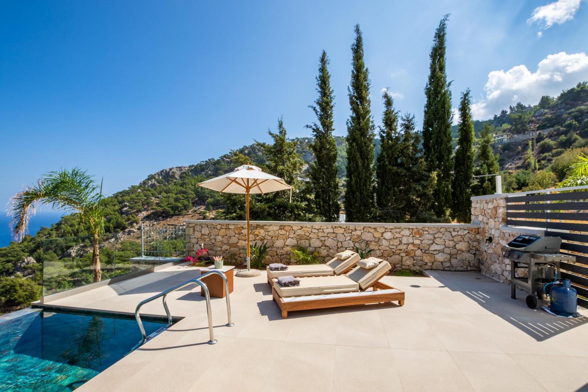 Mertelia Luxury Villas Kyra Panagia エクステリア 写真