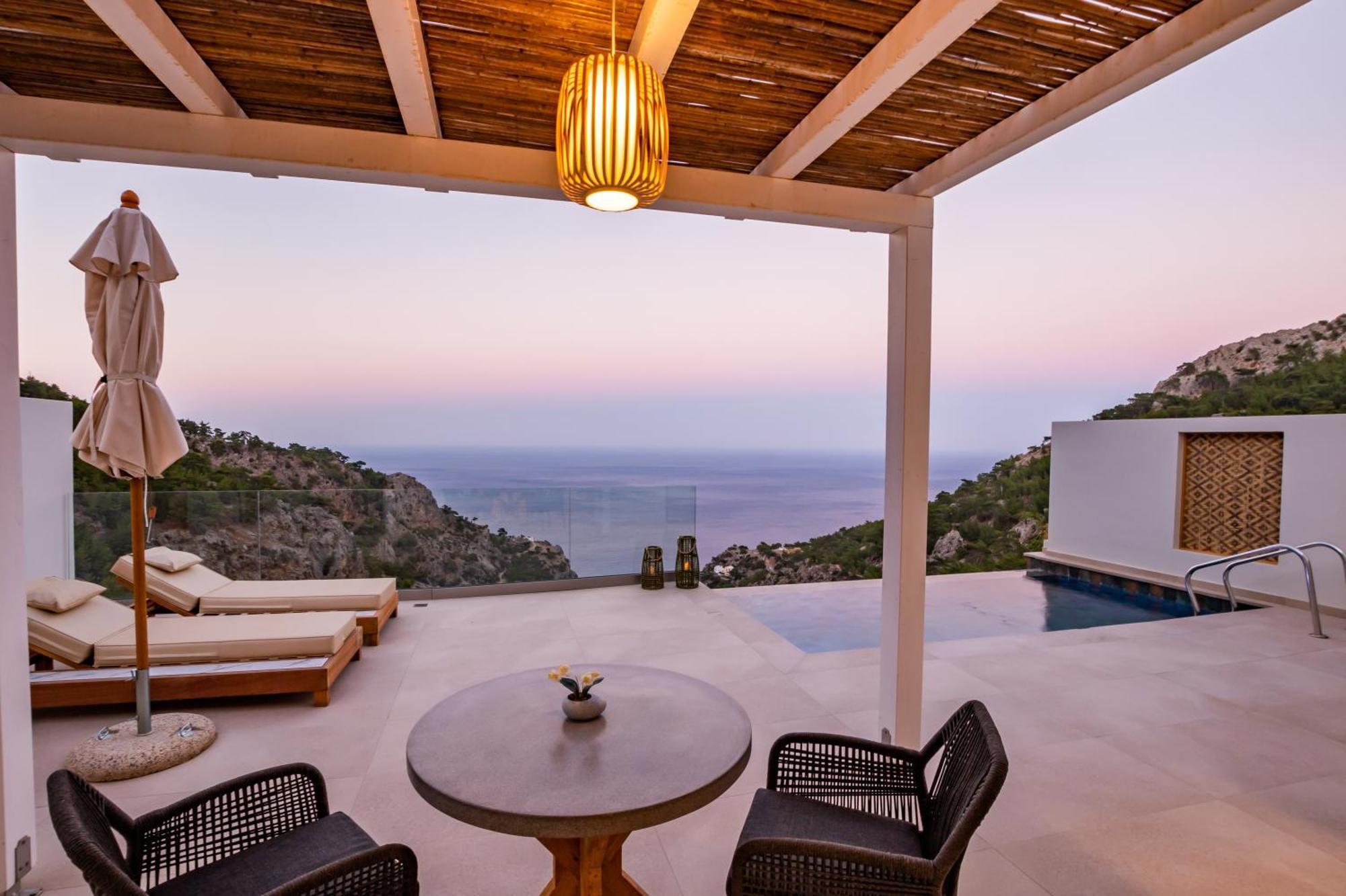 Mertelia Luxury Villas Kyra Panagia エクステリア 写真