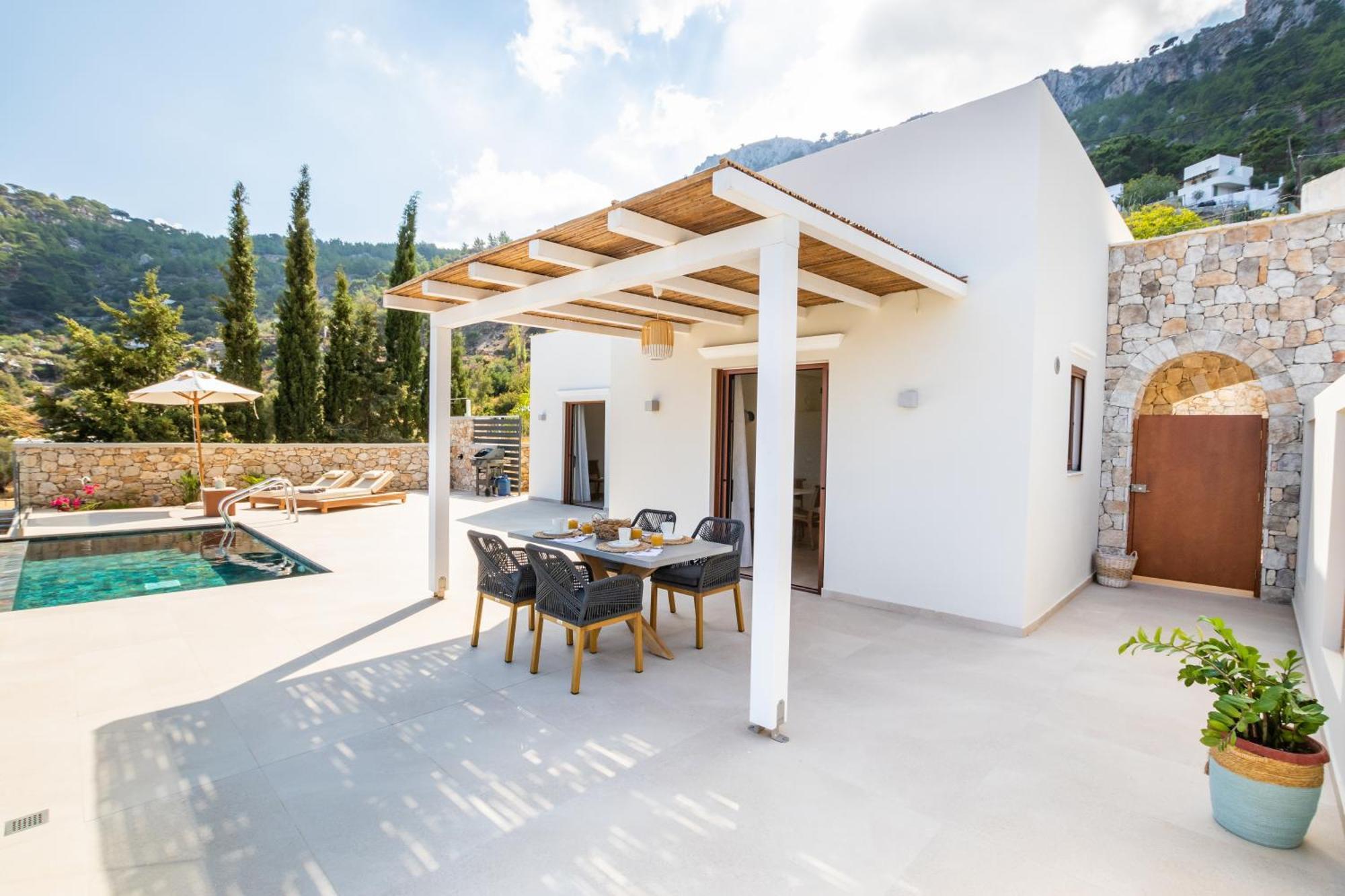 Mertelia Luxury Villas Kyra Panagia エクステリア 写真