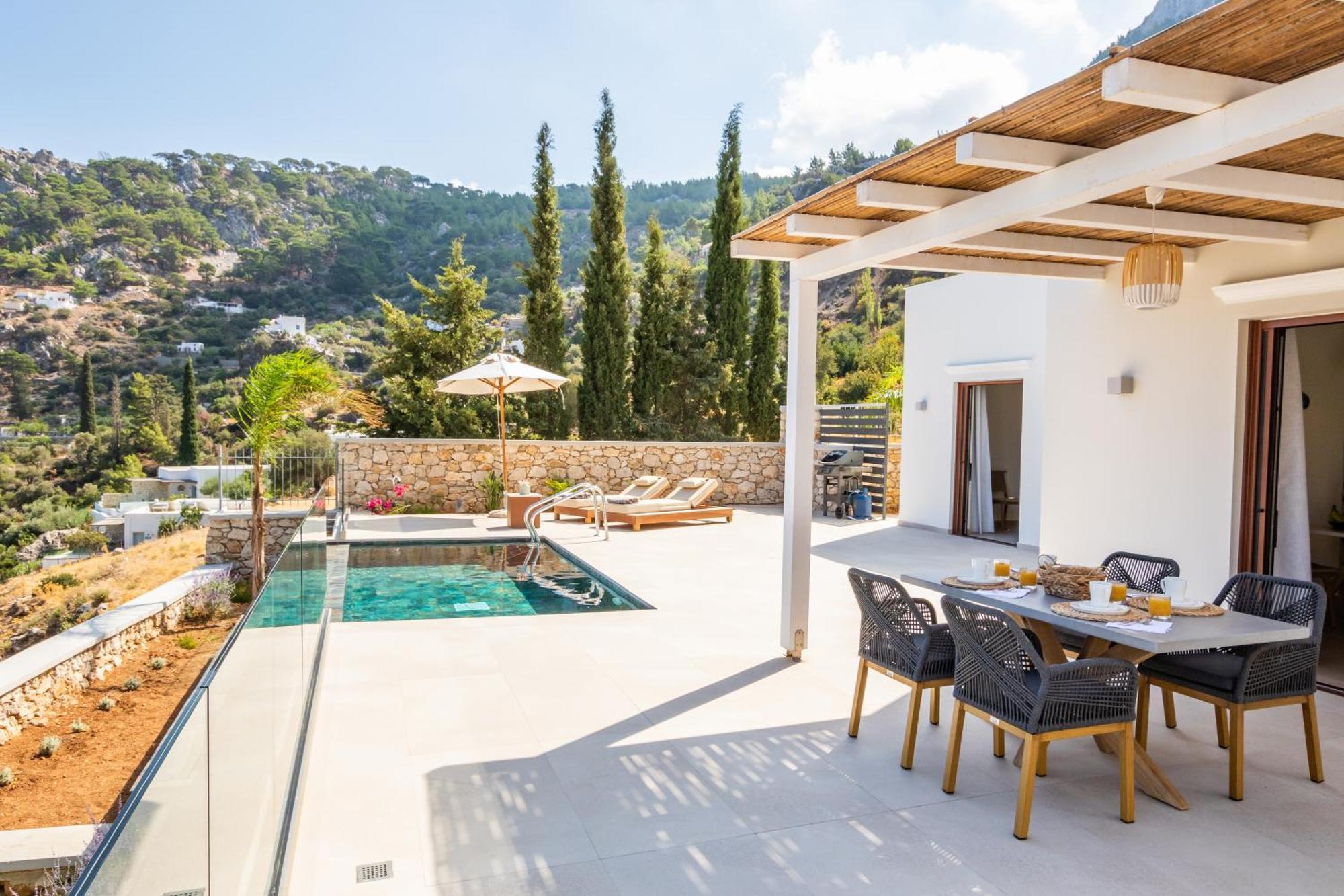 Mertelia Luxury Villas Kyra Panagia エクステリア 写真