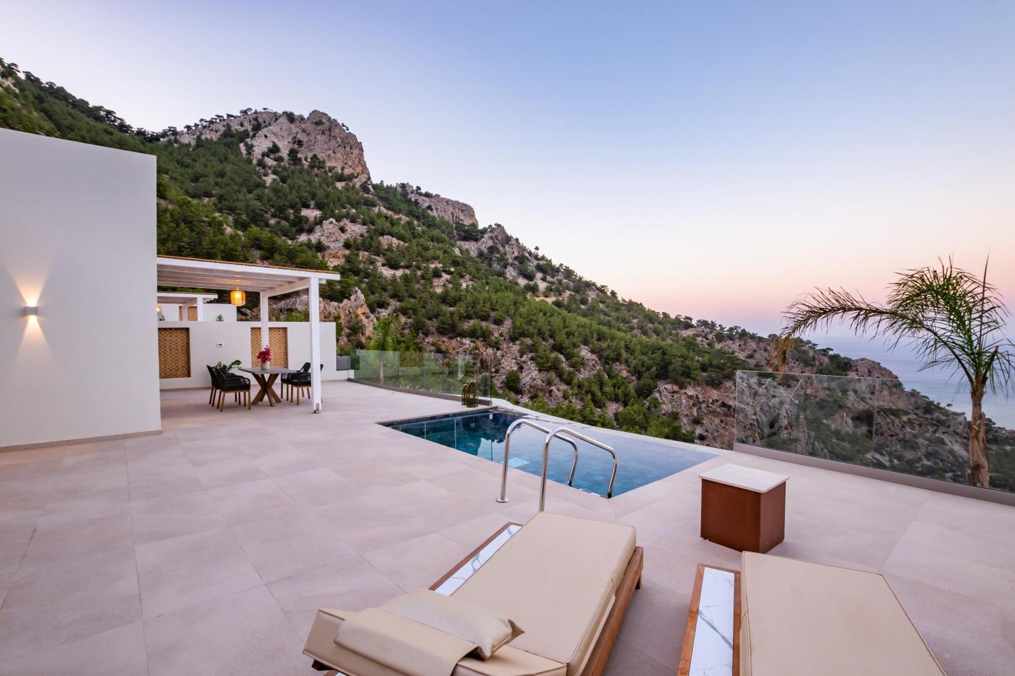 Mertelia Luxury Villas Kyra Panagia エクステリア 写真