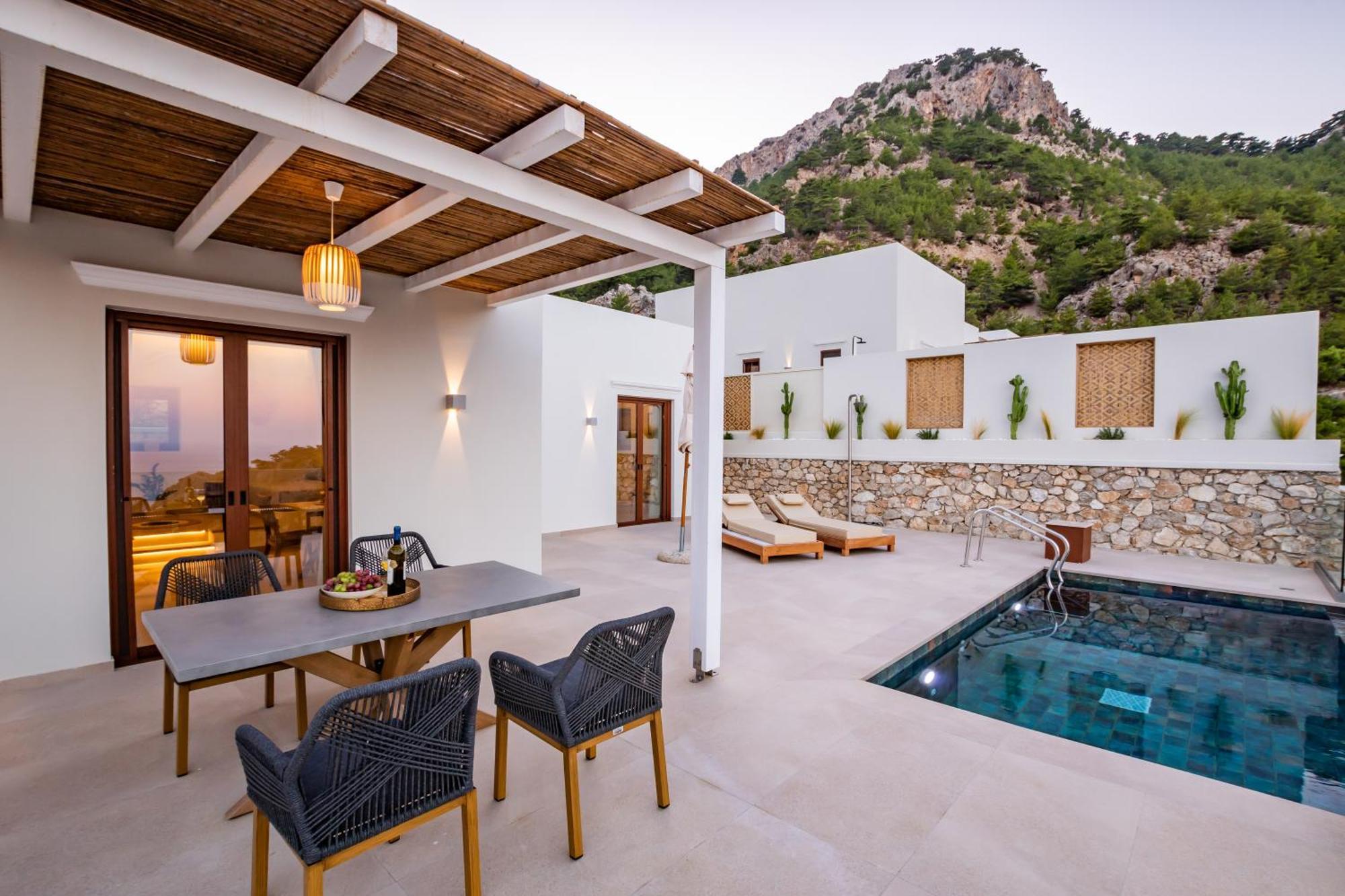 Mertelia Luxury Villas Kyra Panagia エクステリア 写真